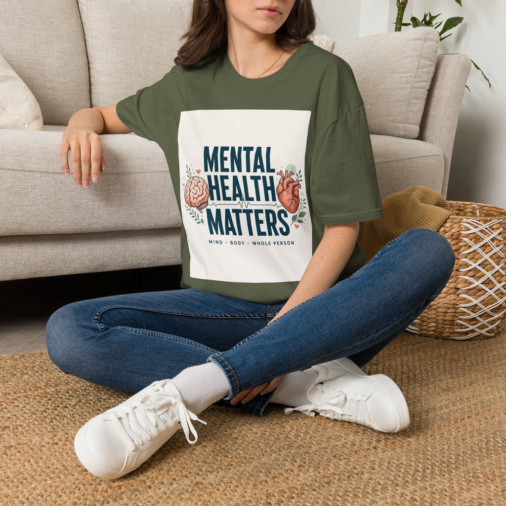 Bold Typography Design Emphasizing Mental Health Awareness