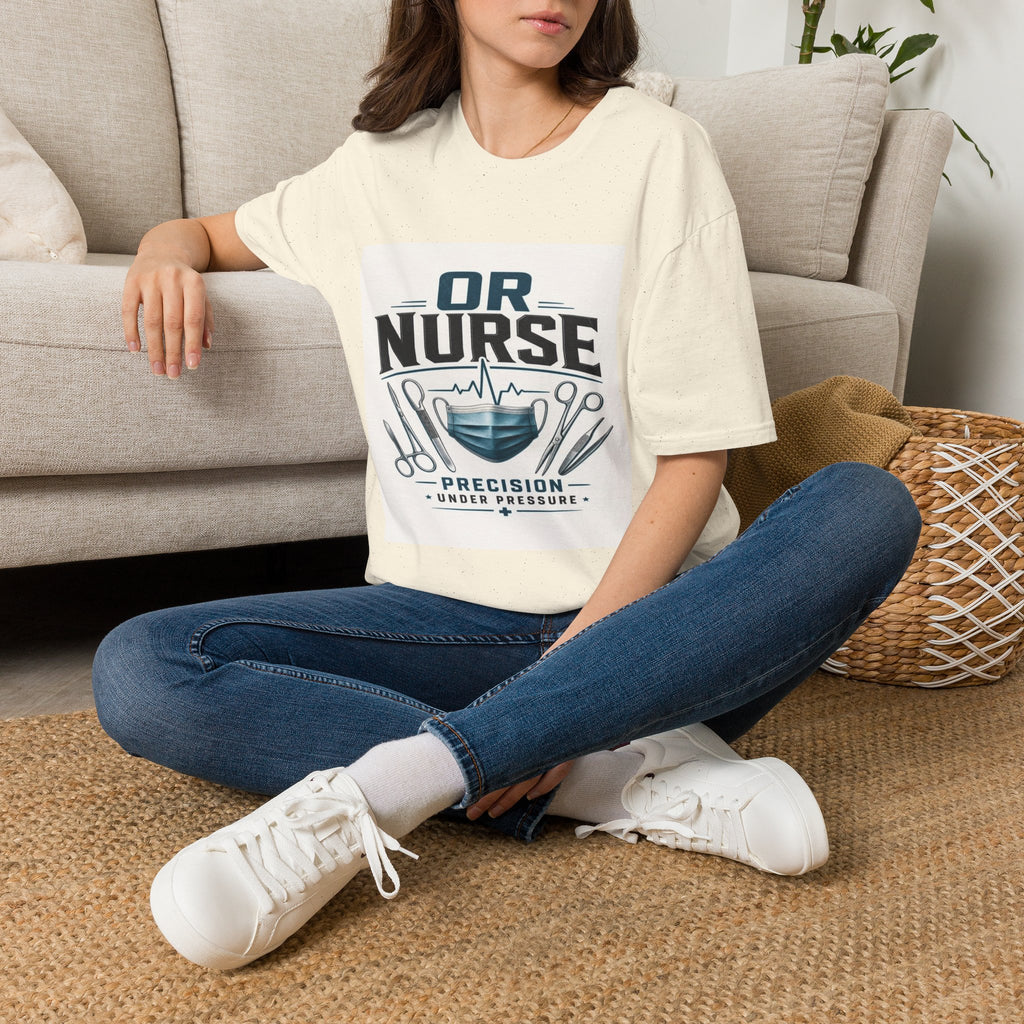 Bold T-Shirt Design Featuring Nurse Motto With Instruments- Graphic Tees