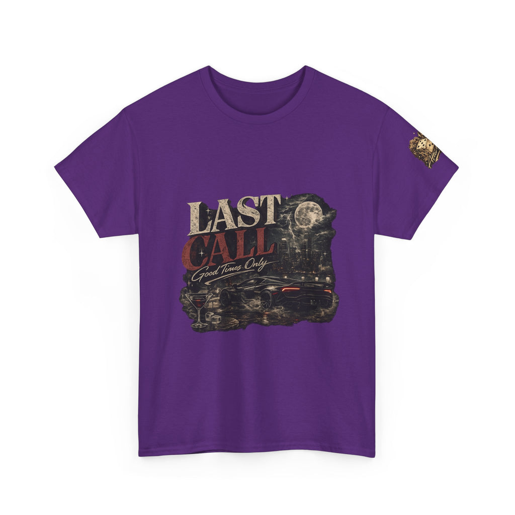 Last Call Graphic Tee — Vintage Bar Nightlife T‑Shirt