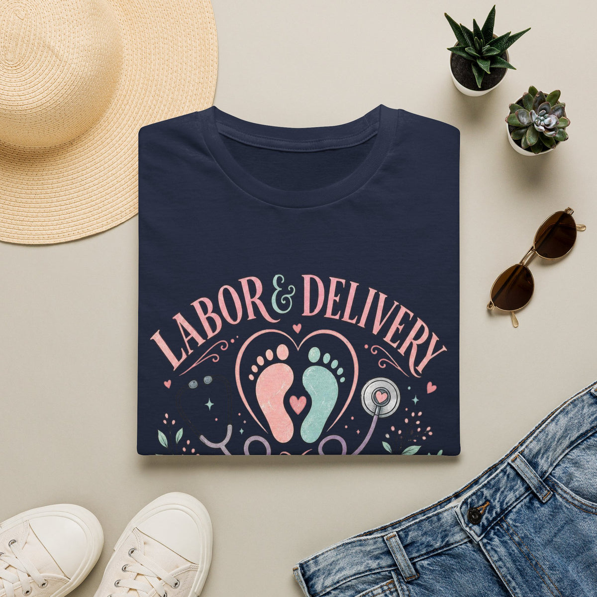 Labor And Delivery T Shirt Design Celebrating New Life