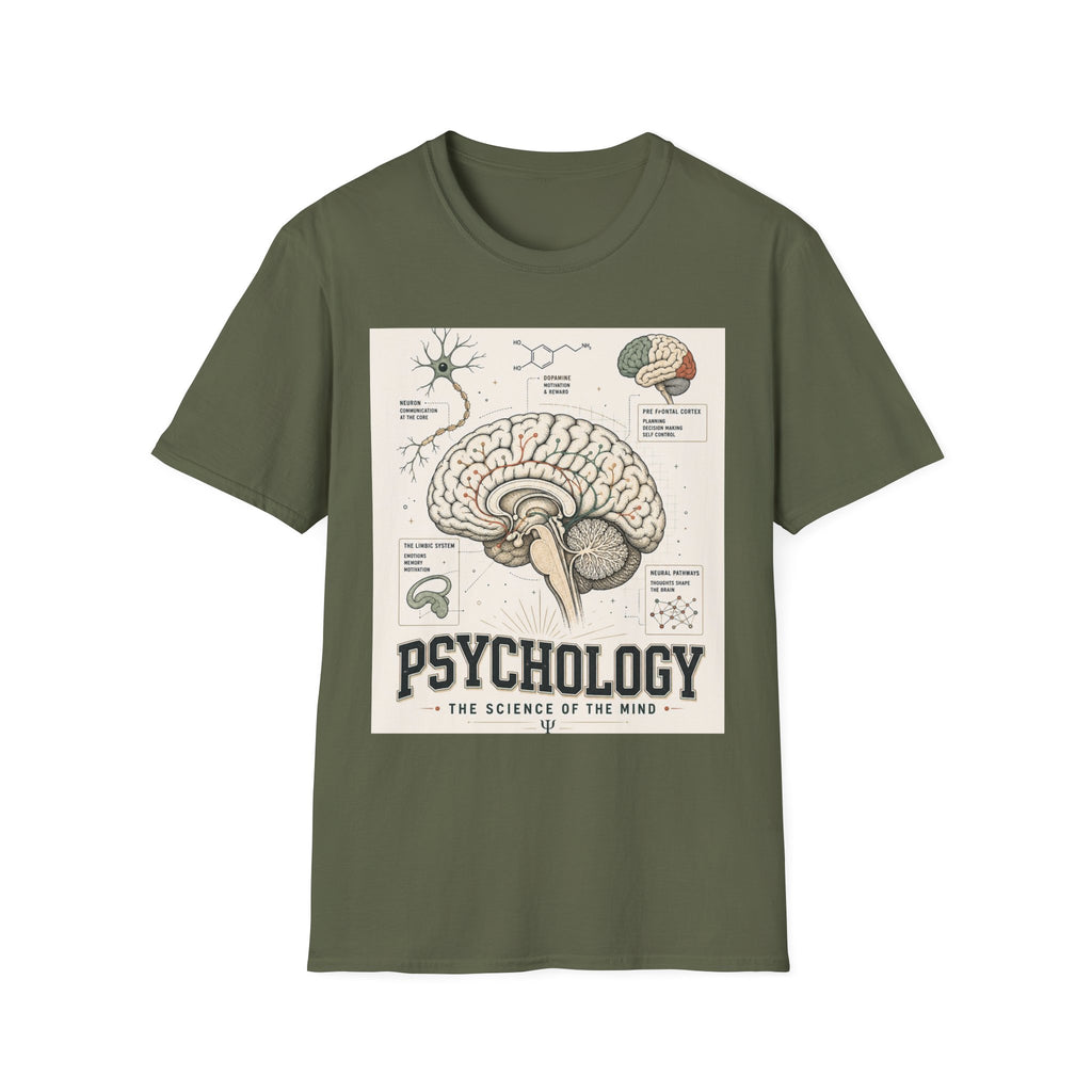 Human Brain Illustration Featuring Neural Pathways And Typography