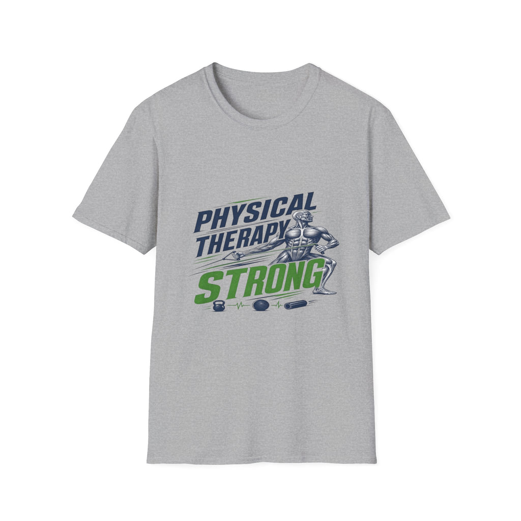 Bold Typography Design With Muscular Figure and Dynamic Lines- Graphic Tees