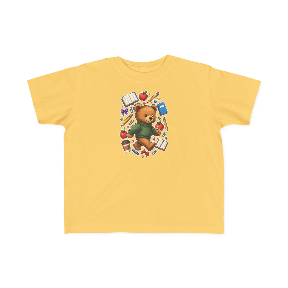 Toddler Bear School Tee — Cute Back-to-School Shirt for Kids
