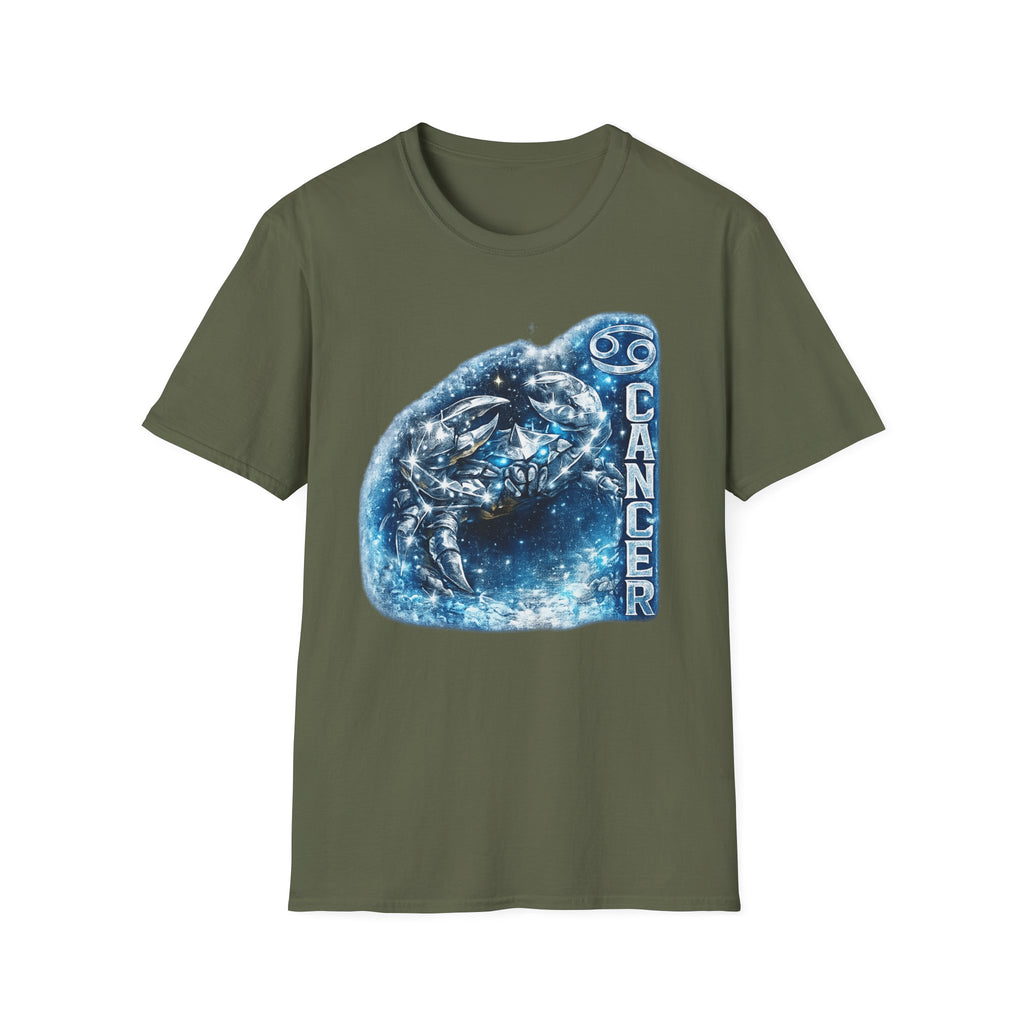 Cancer Zodiac T-Shirt — Starry Crab Astrology Tee (Cancer)