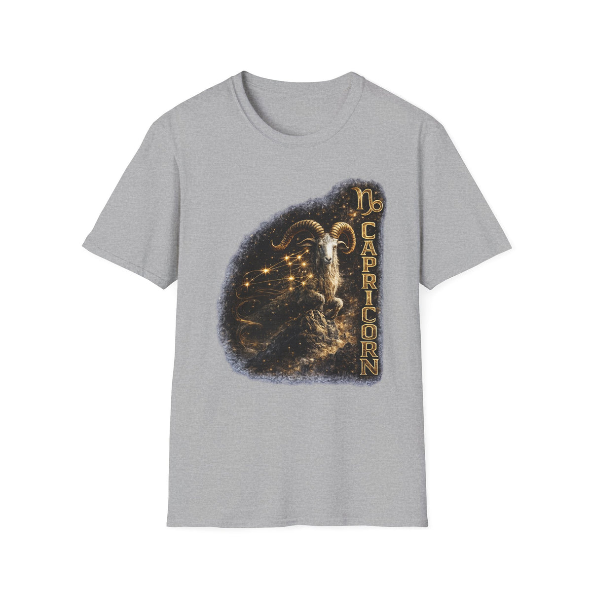 Capricorn Zodiac T-Shirt — Goat Constellation Astrology Tee
