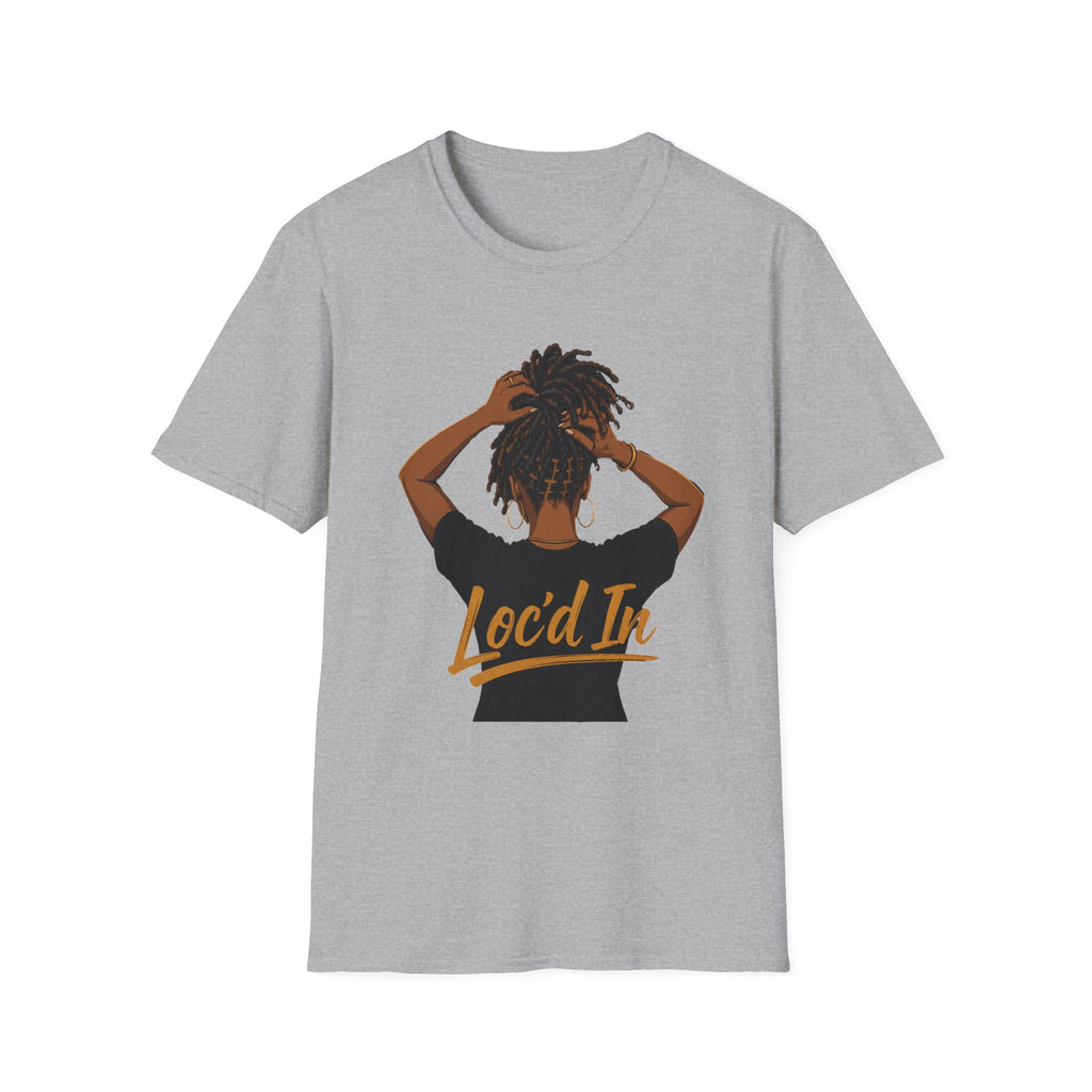 Loc'd In Graphic T-Shirt — 'Lock'd In' Natural Hair Afro Pride Tee