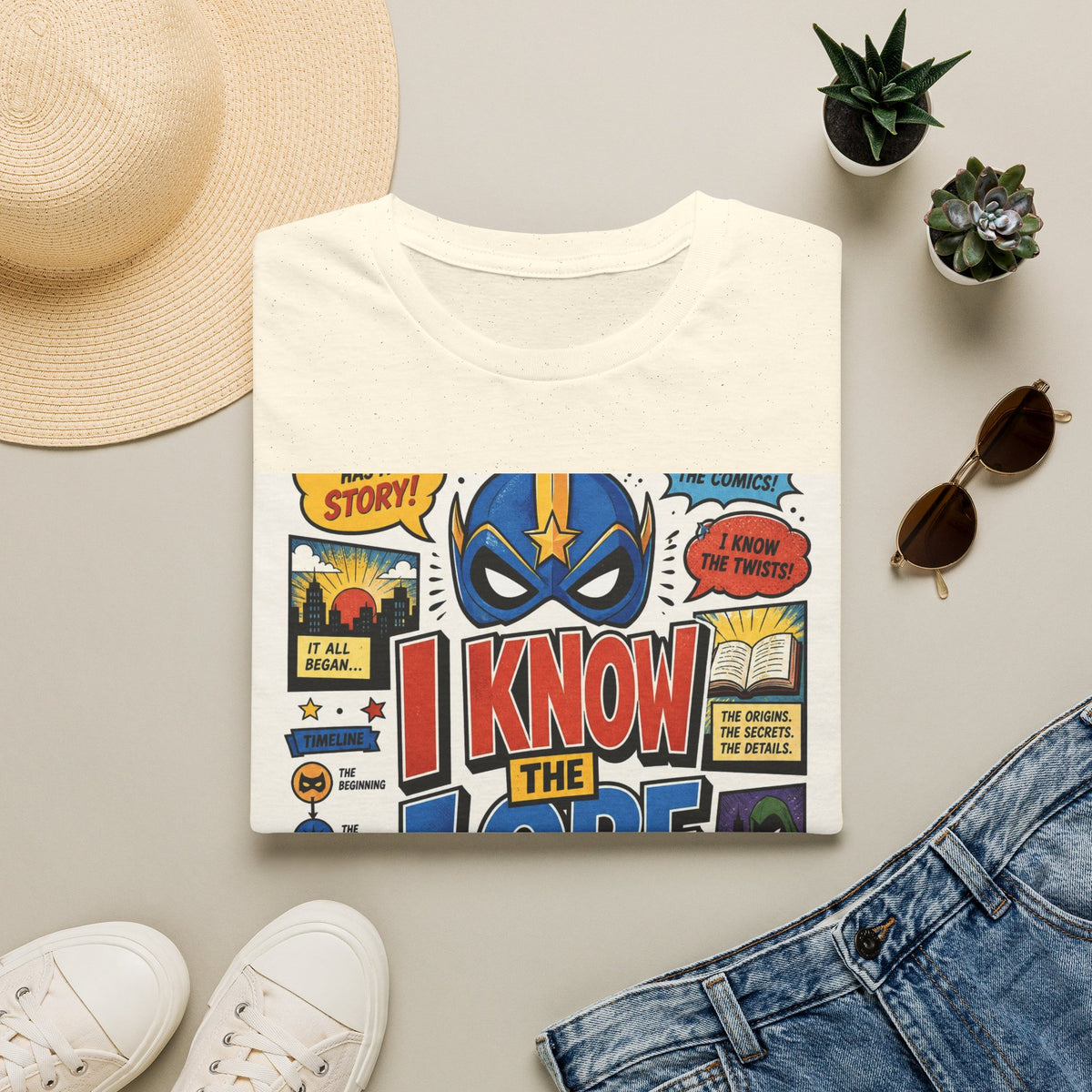 T Shirt Design Featuring Whimsical Superhero Theme And Engaging Text