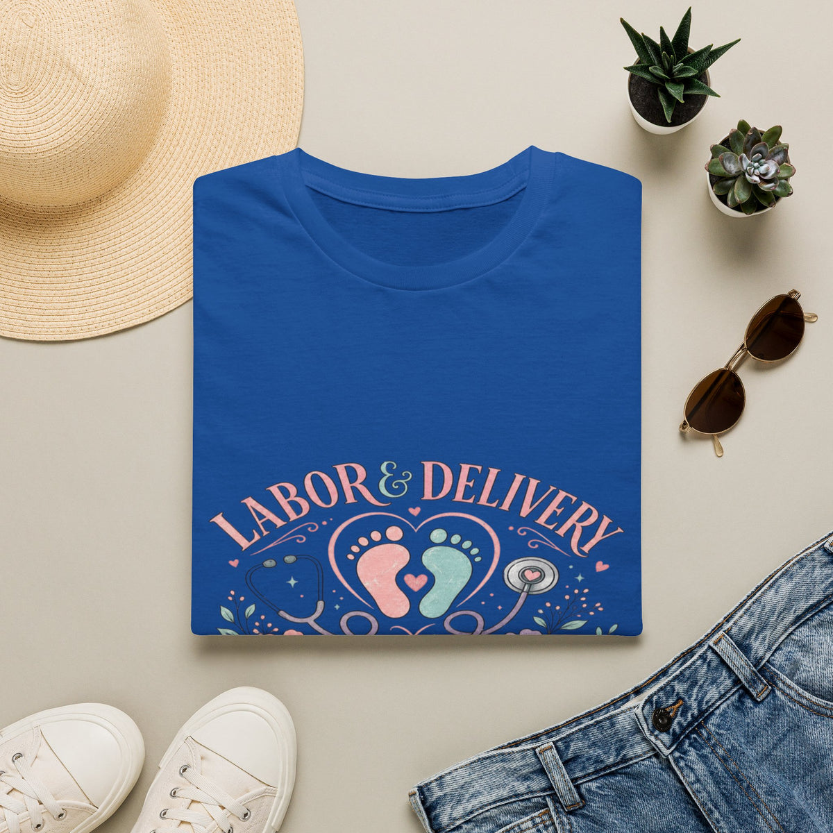 Labor And Delivery T-Shirt Design Celebrating New Life- Graphic Tees