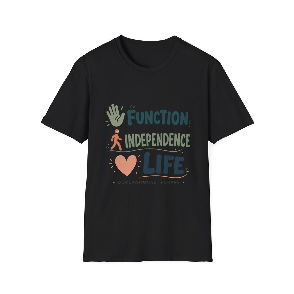 Playful Typography Featuring Function Independence Life With Icons