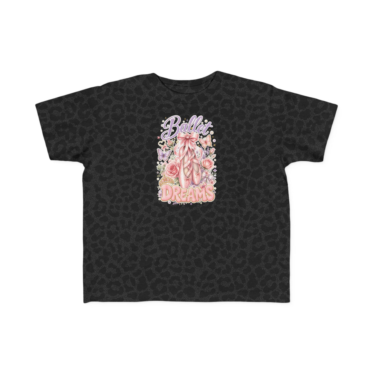 Toddler Tee — 'Believe in Dreams' Ballet Ballerina Floral Graphic