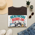 Humorous T Shirt Design Highlighting Healthcare's Paperwork Chaos
