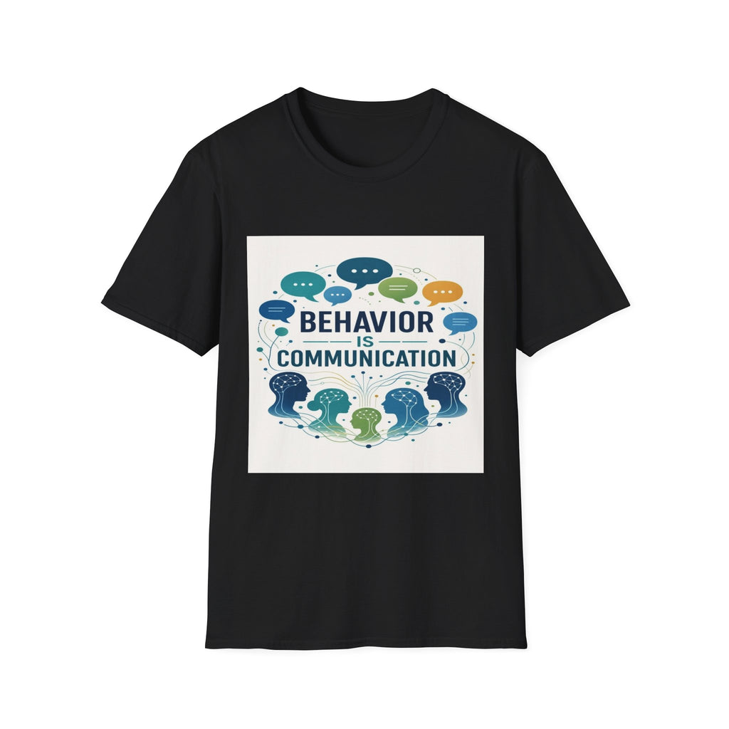 T-shirt Design Featuring Bold Phrase Surrounded By Colorful Speech Bubbles- Graphic Tees