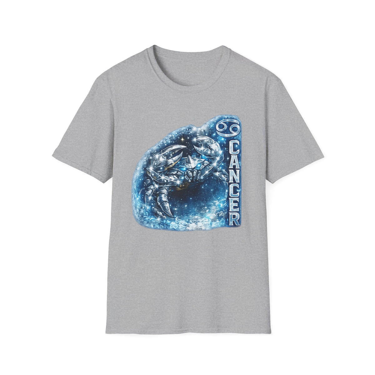Cancer Zodiac T-Shirt — Starry Crab Astrology Tee (Cancer)