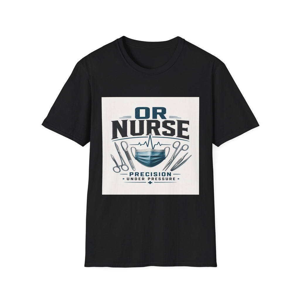 Bold T-Shirt Design Featuring Nurse Motto With Instruments- Graphic Tees