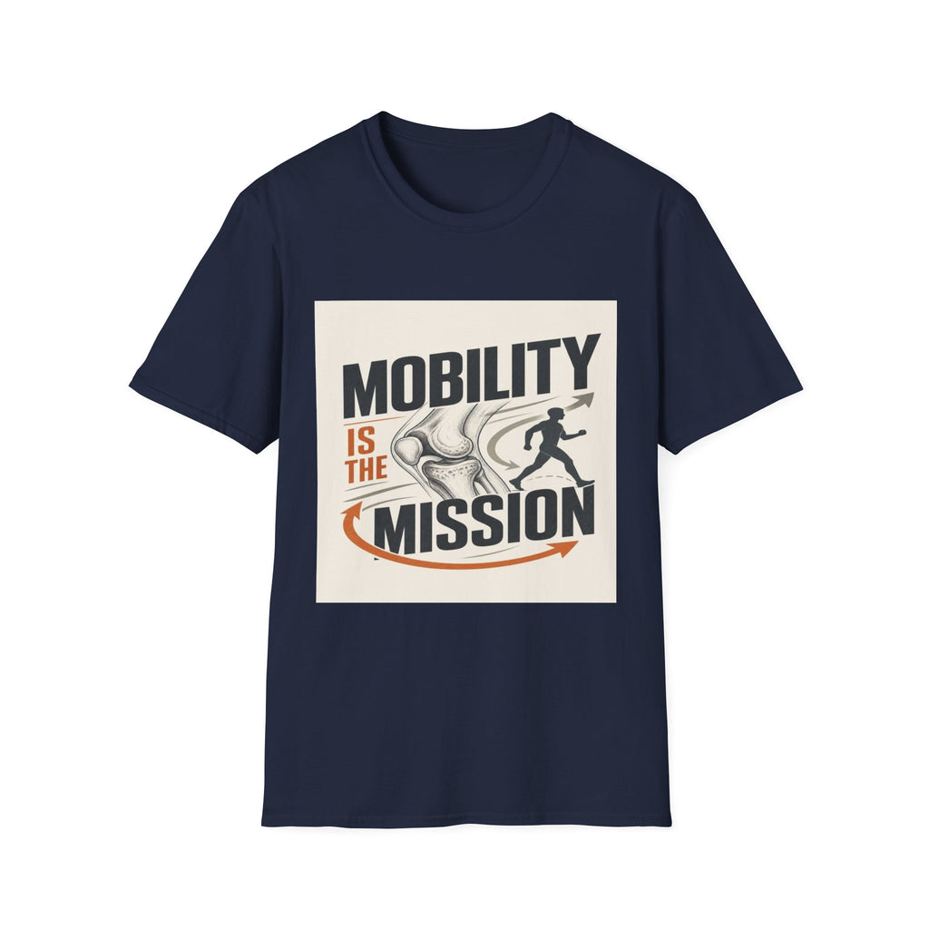 Bold Typography And Anatomical Illustration Representing Mobility Mission- Graphic Tees
