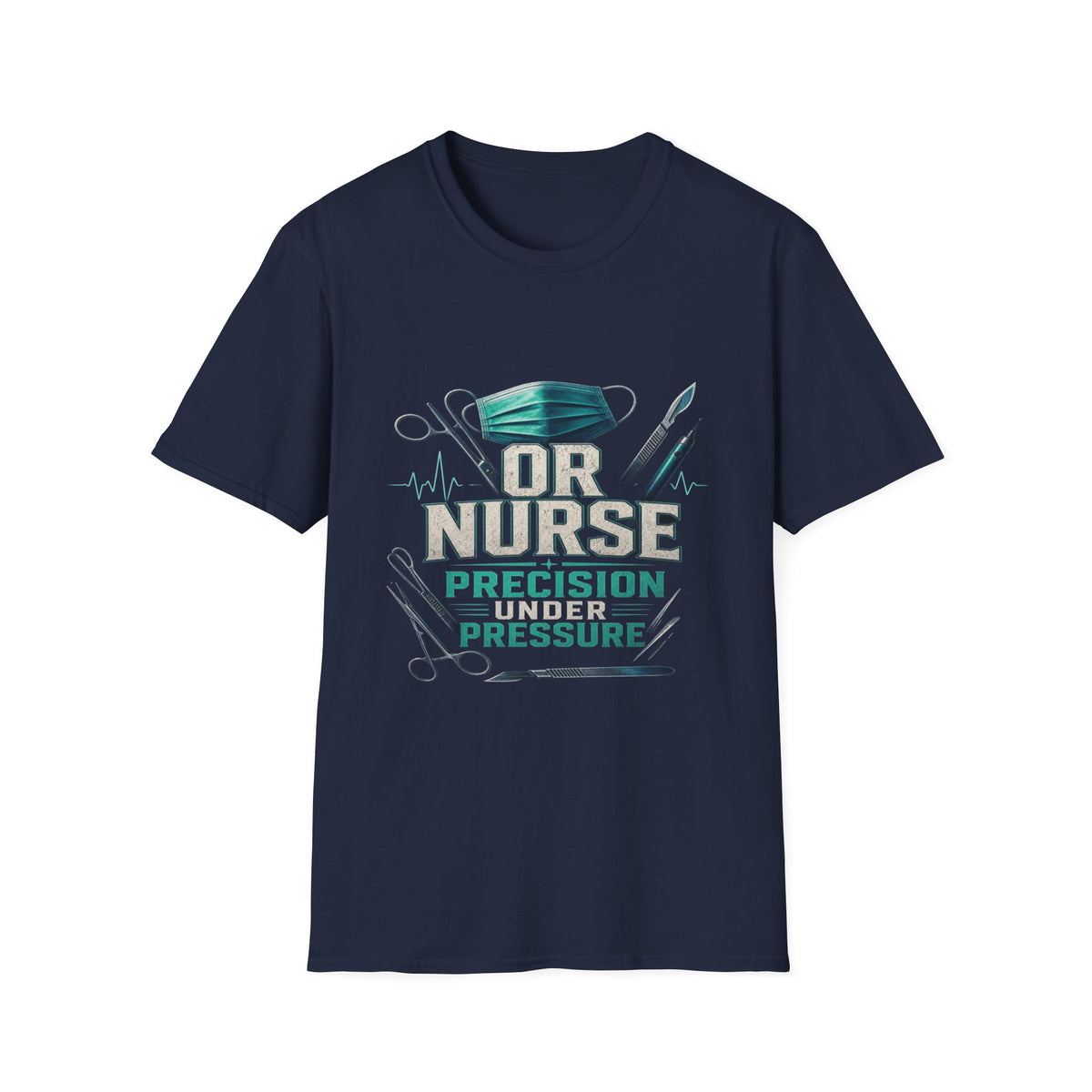Bold Typography T-Shirt Design For OR Nurse Theme- Graphic Tees