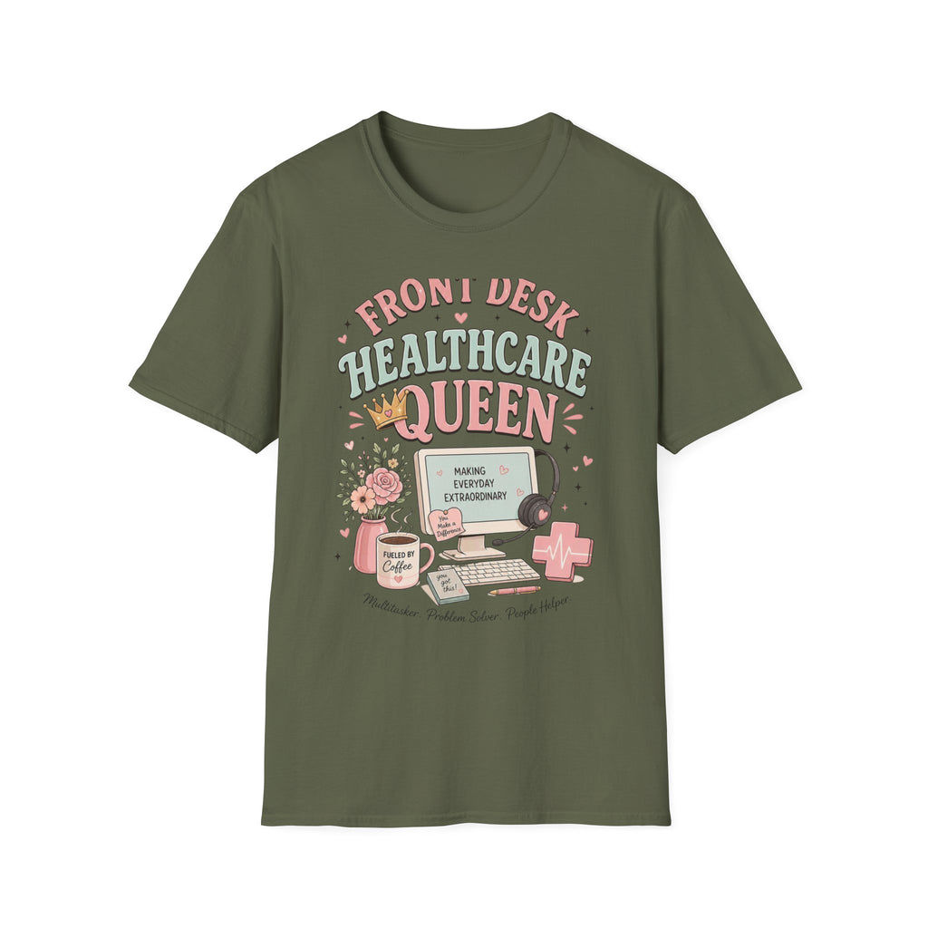 Playful Feminine Design For Front Desk Healthcare Queen