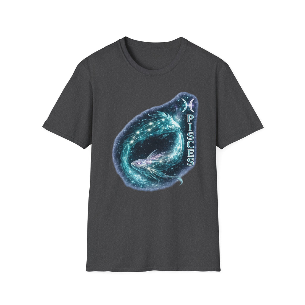 Pisces Zodiac T-Shirt — Starry Whale Astrology Tee