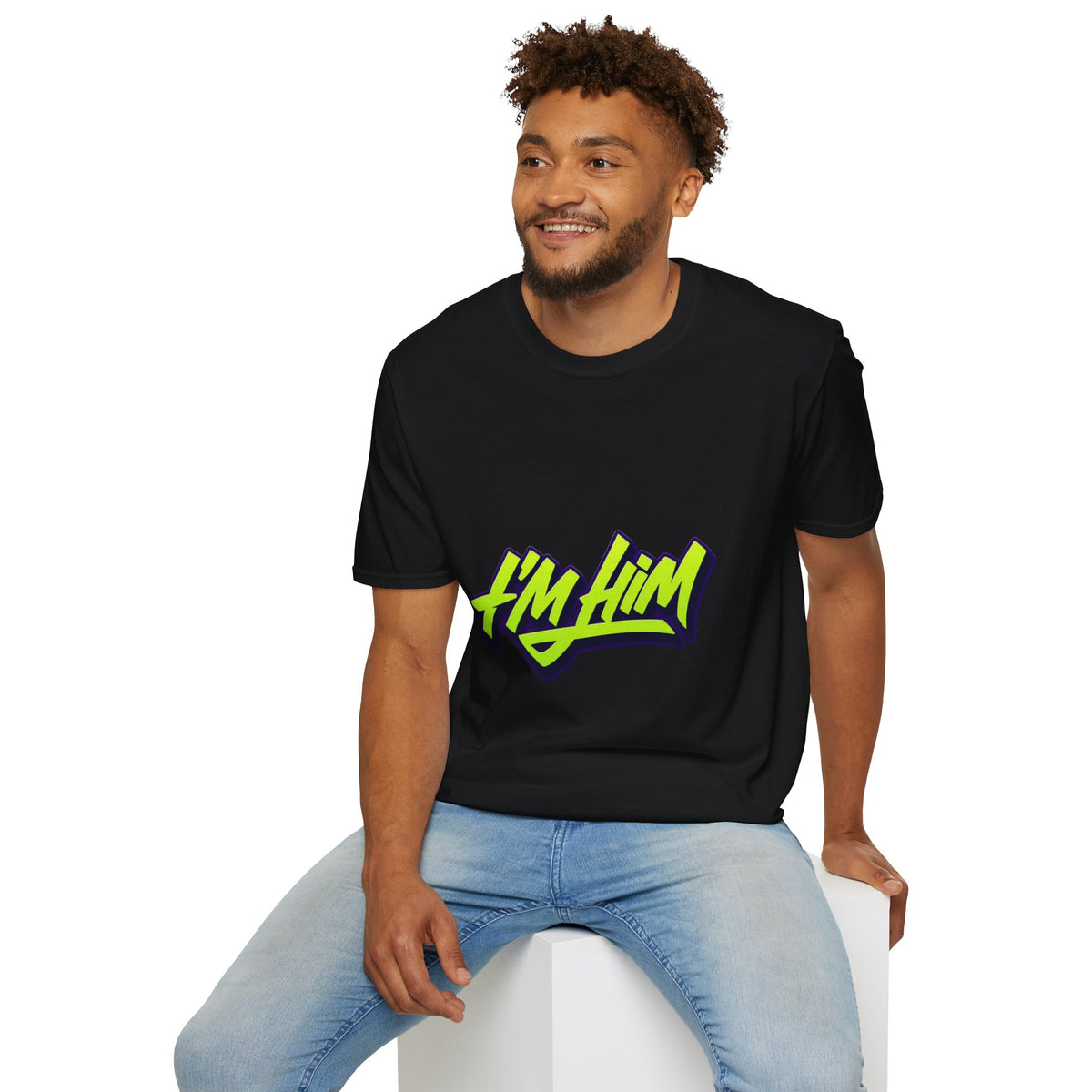 I'm Him T-Shirt — Bold Neon Streetwear Graphic Tee