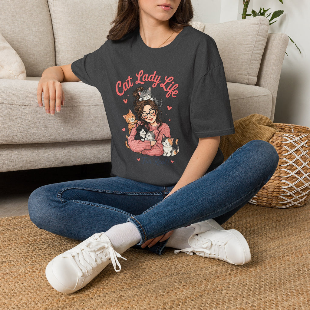 Cat Lady Life T-Shirt — Cute Cat Mom Graphic Tee