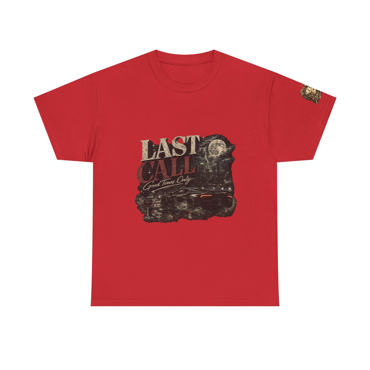 Last Call Graphic Tee — Vintage Bar Nightlife T‑Shirt