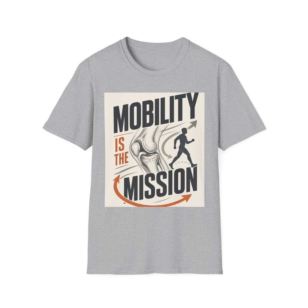 Bold Typography And Anatomical Illustration Representing Mobility Mission