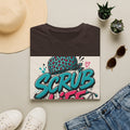 Scrub Life T Shirt Design Featuring Bold Streetwear Typography