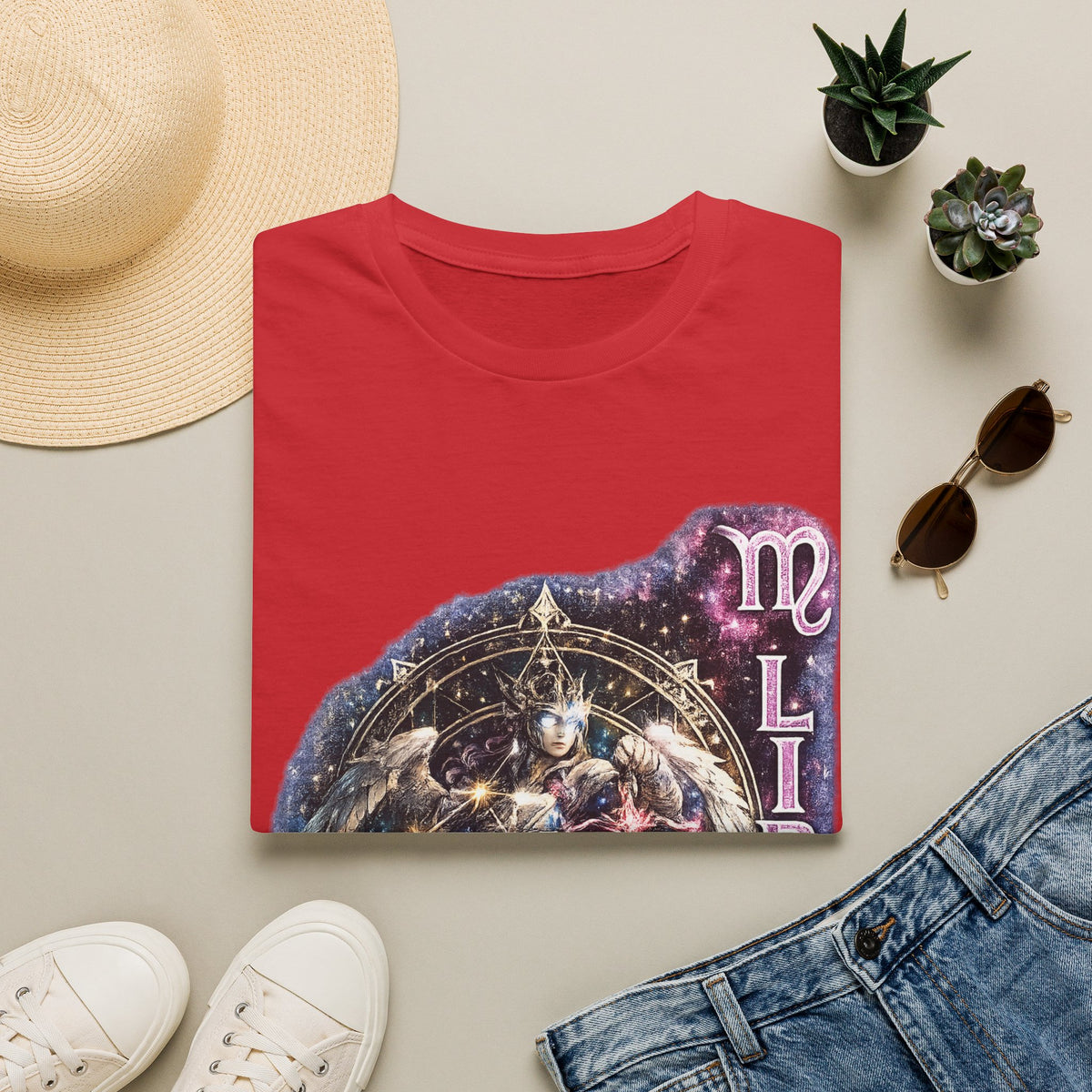 Libra Zodiac T-Shirt — Cosmic Astrology Sign Tee
