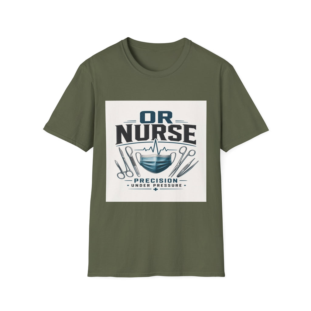 Bold T-Shirt Design Featuring Nurse Motto With Instruments- Graphic Tees