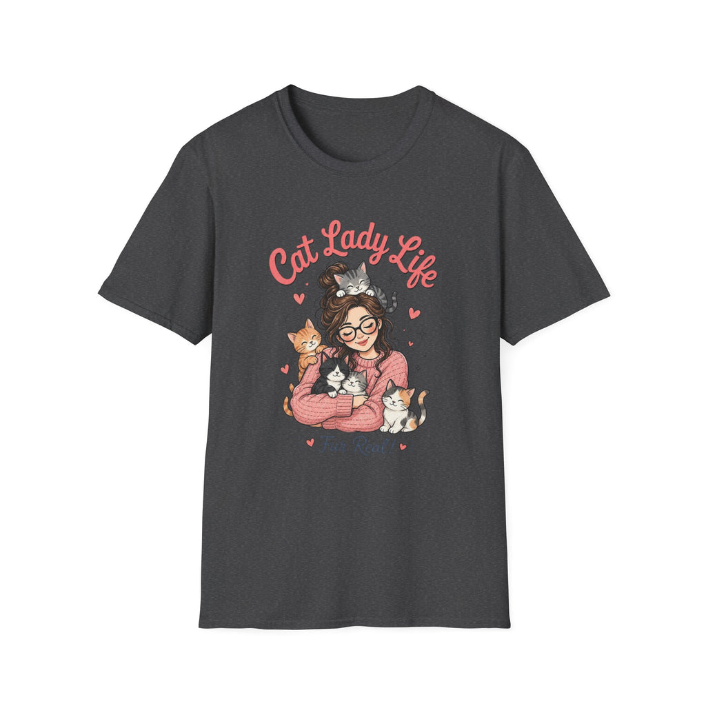 Cat Lady Life T-Shirt — Cute Cat Mom Graphic Tee