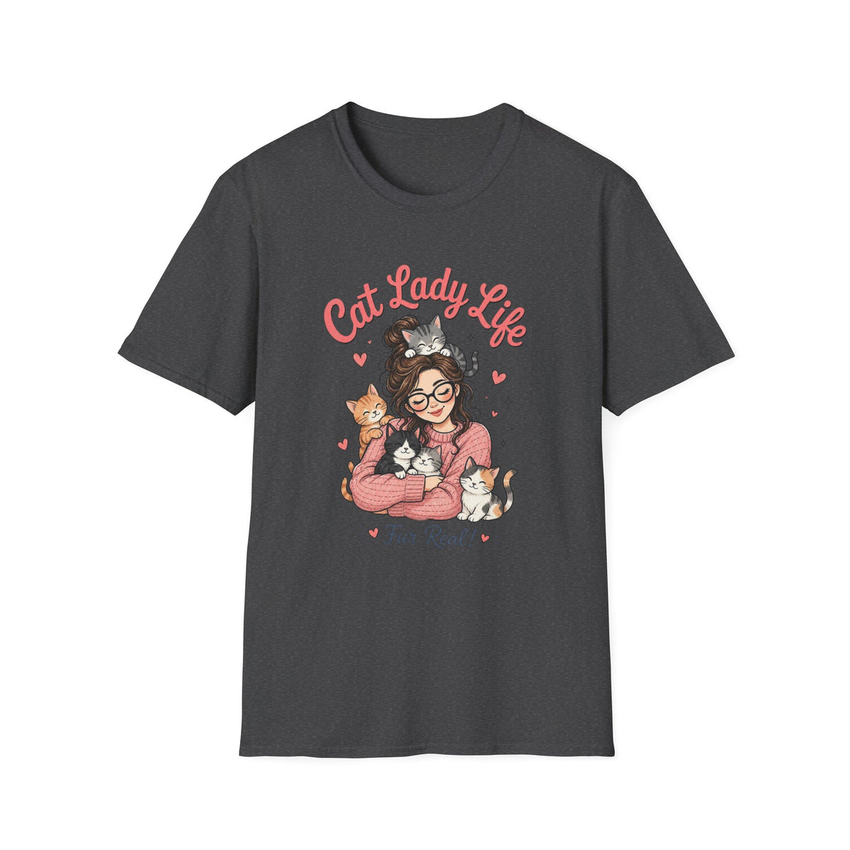 Cat Lady Life T-Shirt — Cute Cat Mom Graphic Tee