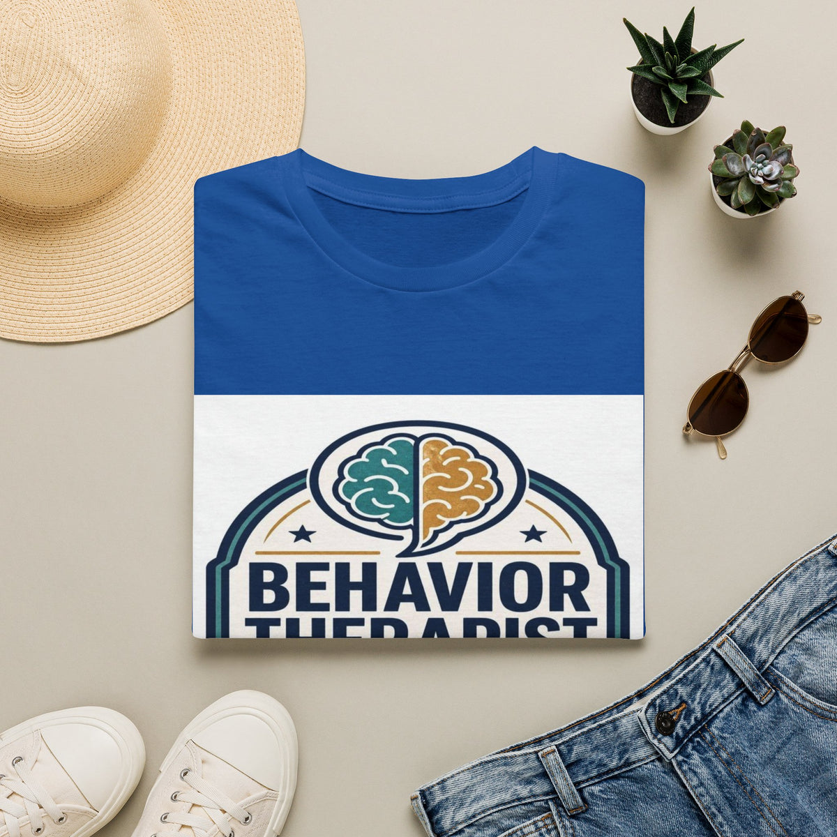 Bold Professional Badge Design For Behavior Therapist- Graphic Tees