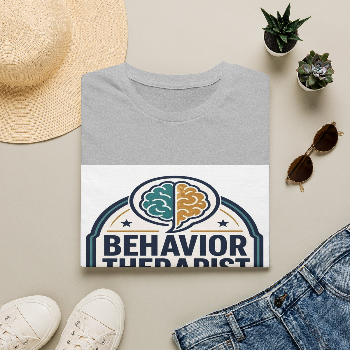 Bold Professional Badge Design For Behavior Therapist- Graphic Tees