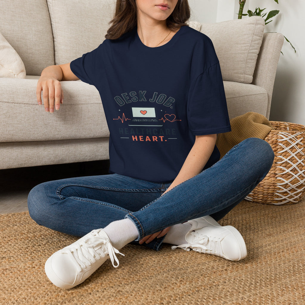 Minimalist T-shirt Design Showcasing Healthcare Heartbeat Concept- Graphic Tees