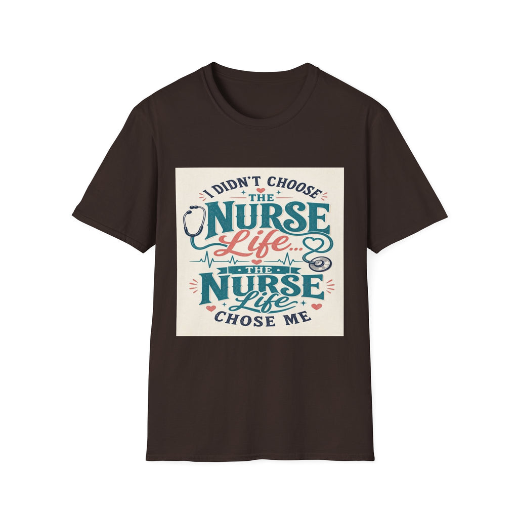 Trendy T-shirt Design Showcasing Playful Nurse Life Typography- Graphic Tees