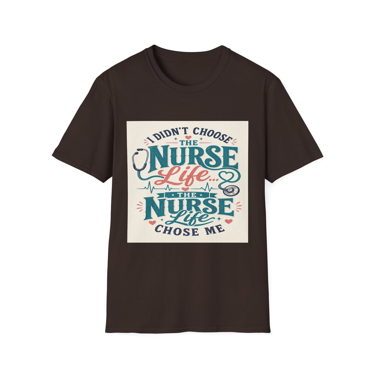 Trendy T-shirt Design Showcasing Playful Nurse Life Typography (1)- Graphic Tees