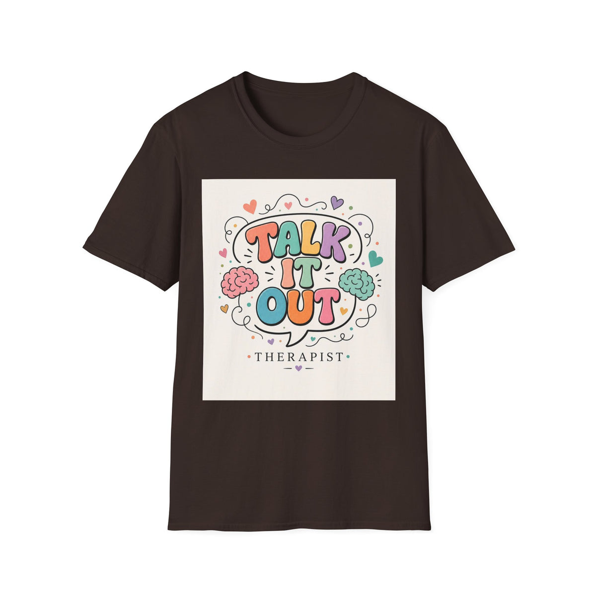 Colorful Speech Bubble Design With Playful Typography And Whimsical Elements