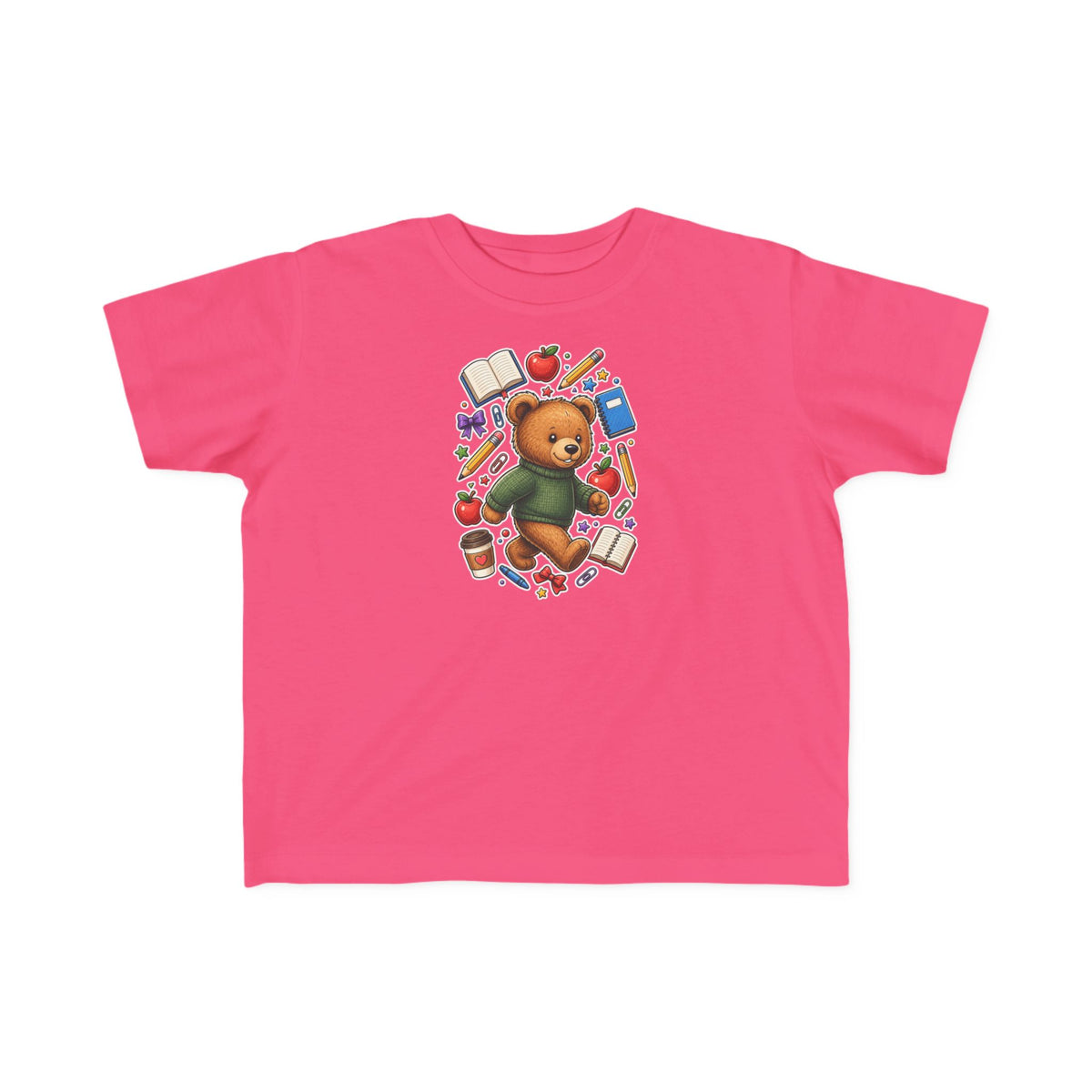 Toddler Bear School Tee — Cute Back-to-School Shirt for Kids