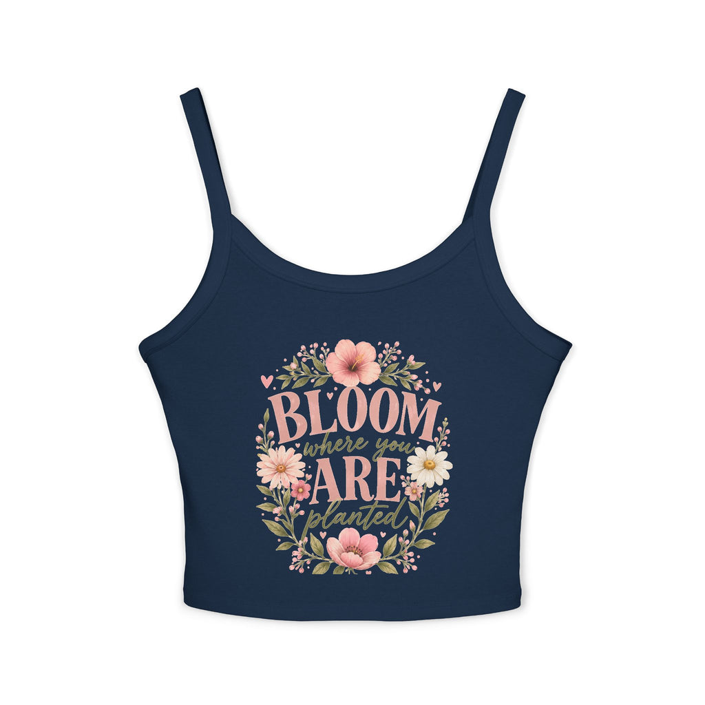 Bloom Where You Are Planted Floral Tank