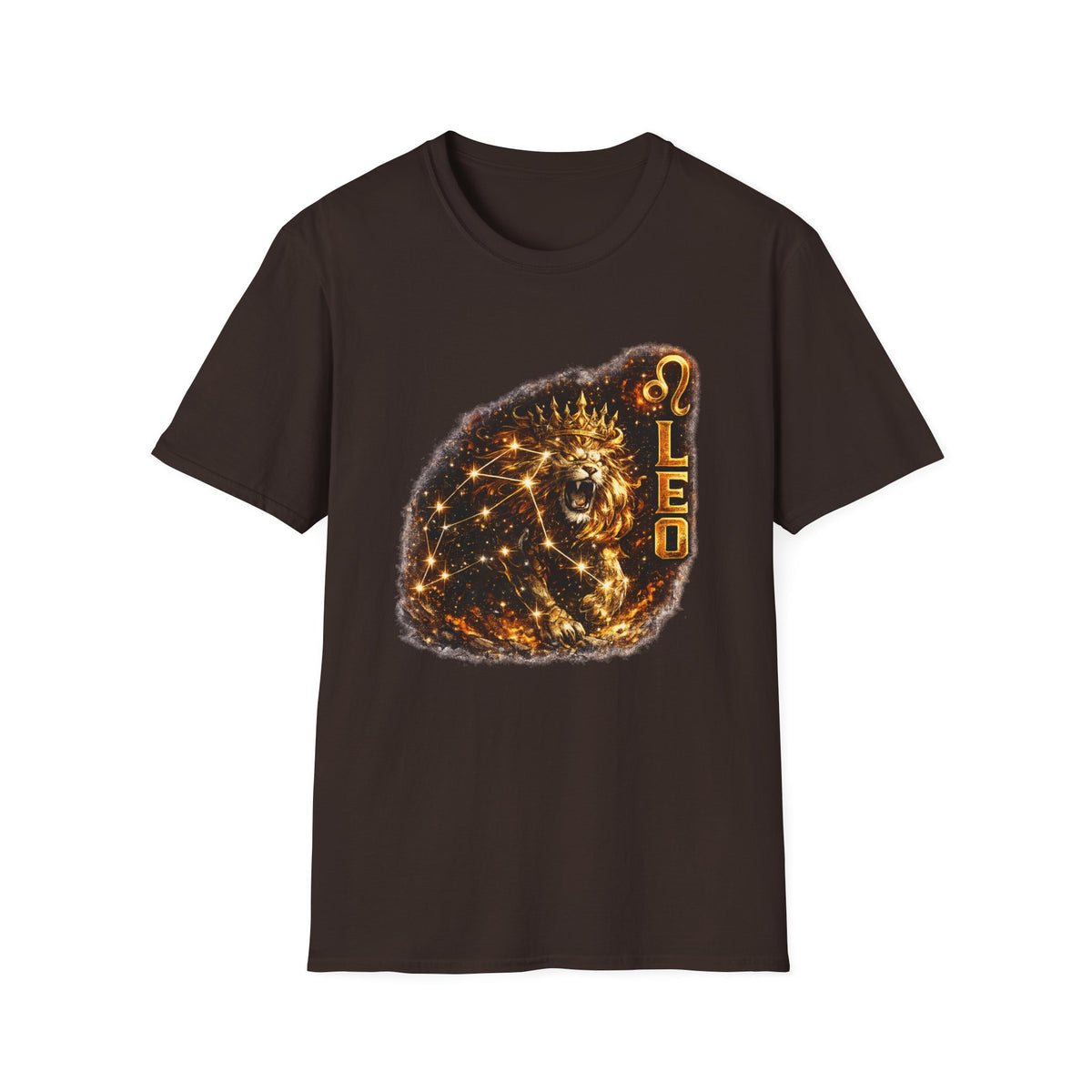 Leo Constellation Lion T-Shirt — Zodiac Astrology Graphic Tee