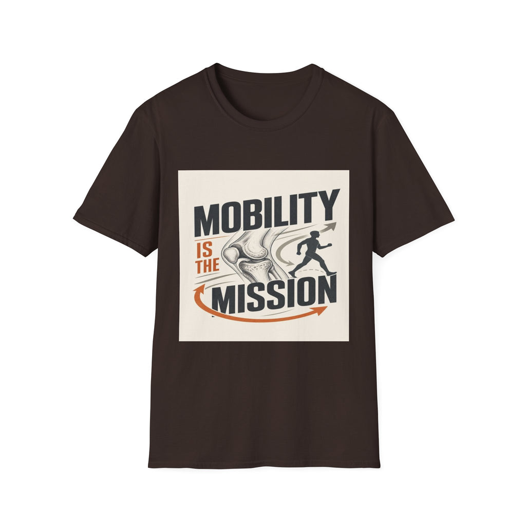 Bold Typography And Anatomical Illustration Representing Mobility Mission- Graphic Tees