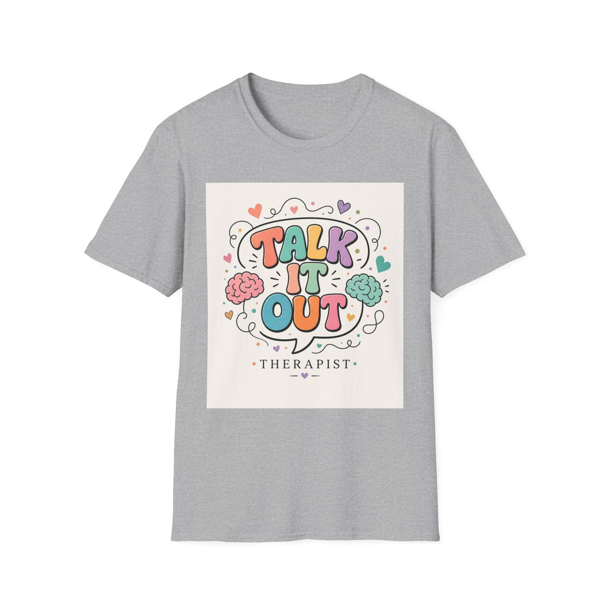 Colorful Speech Bubble Design With Playful Typography And Whimsical Elements