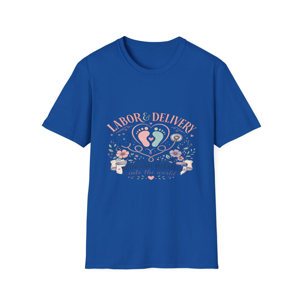 Labor And Delivery T-Shirt Design Celebrating New Life- Graphic Tees