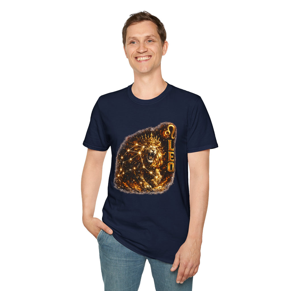 Leo Constellation Lion T-Shirt — Zodiac Astrology Graphic Tee