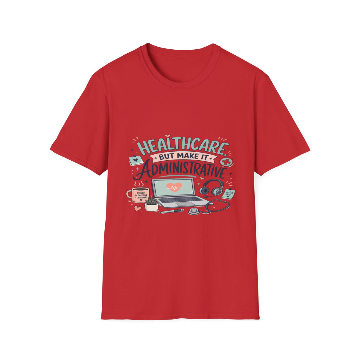 Playful T-Shirt Design Showcasing Creative Healthcare Typography- Graphic Tees