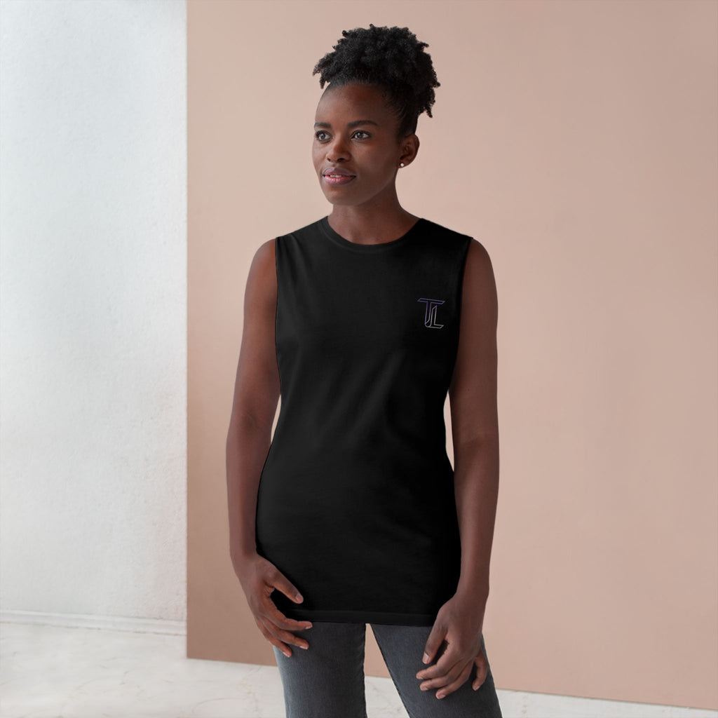 Barnard Embroidered Tank Top — Minimal College-Inspired Athletic Tank