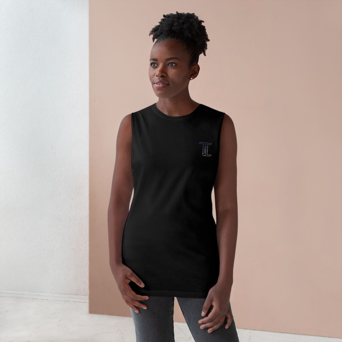 Barnard Embroidered Tank Top — Minimal College-Inspired Athletic Tank