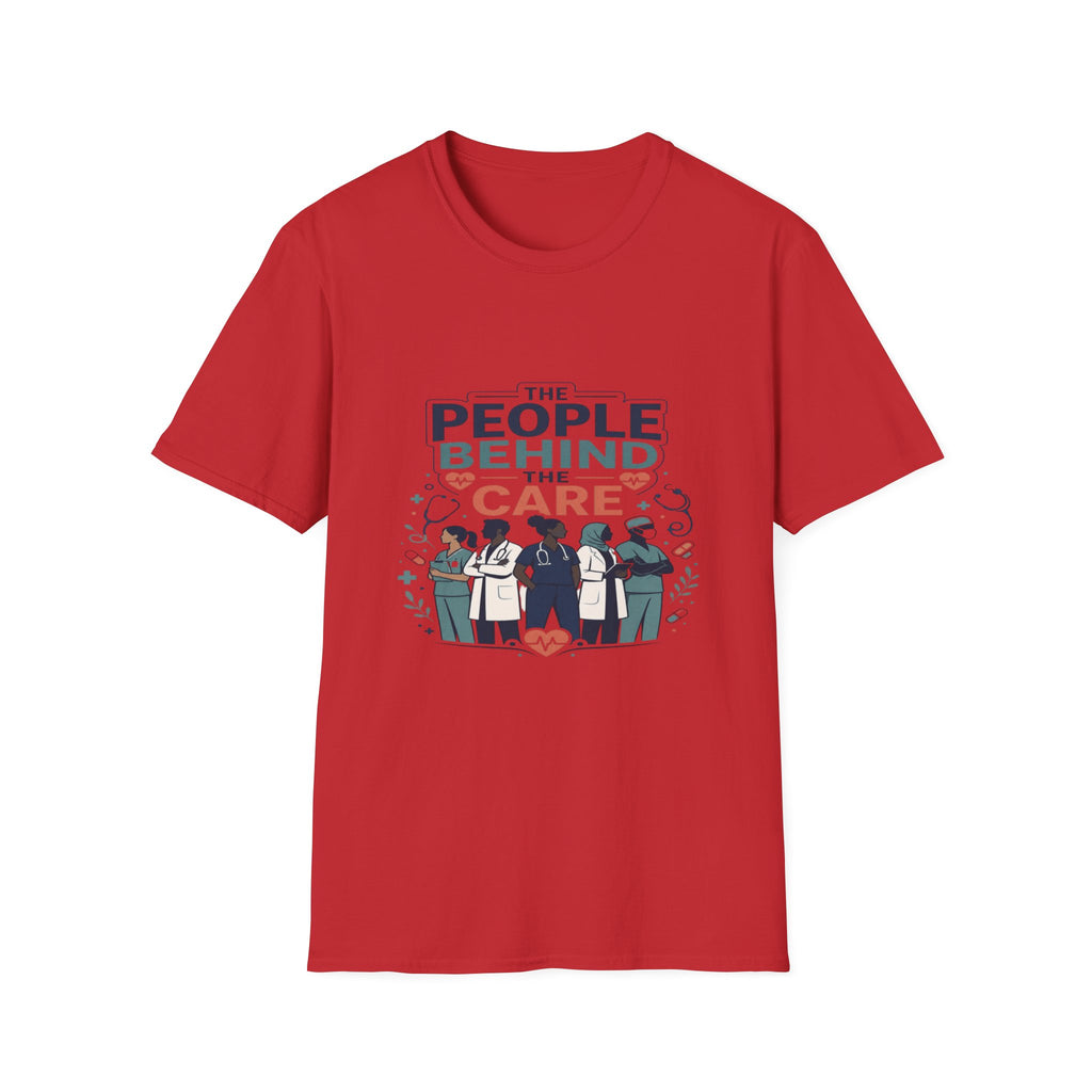 Modern T-Shirt Design Celebrating Healthcare Professionals' Dedication- Graphic Tees
