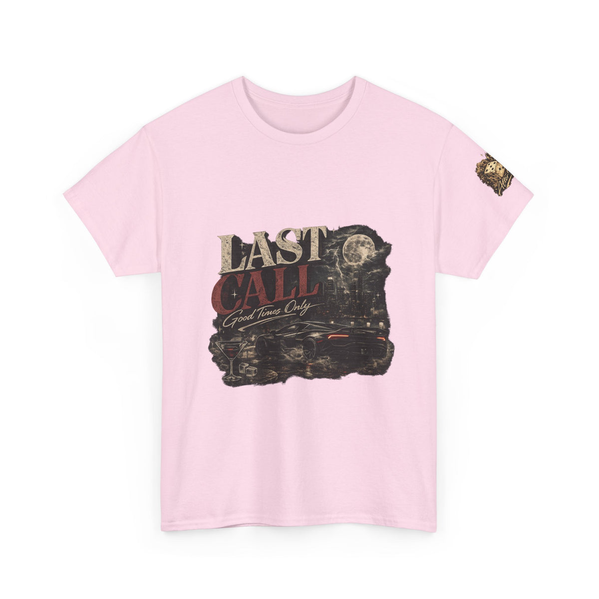 Last Call Graphic Tee — Vintage Bar Nightlife T‑Shirt