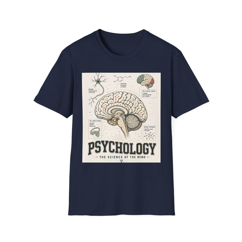 Human Brain Illustration Featuring Neural Pathways And Typography